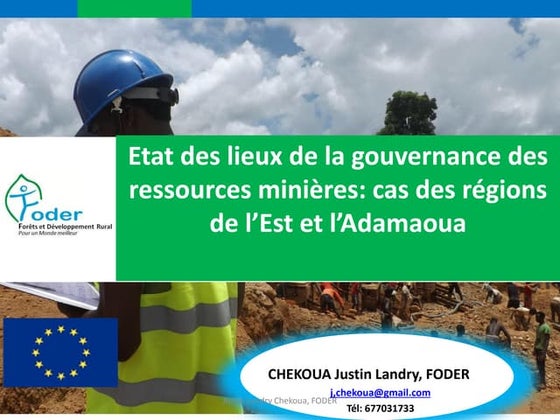 Justin Landry Chekoua presentations