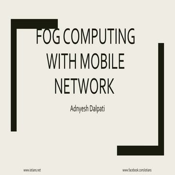 Fog Computing