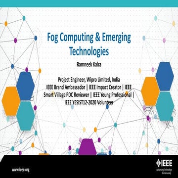 Fog Computing & Emerging Technologies