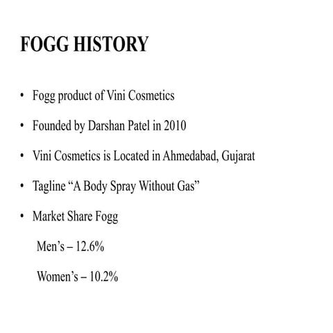 Branding of Fogg