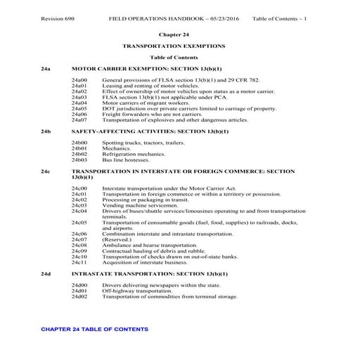 Chapter 31 - Hours Worked - Field Operations Handbook | PDF