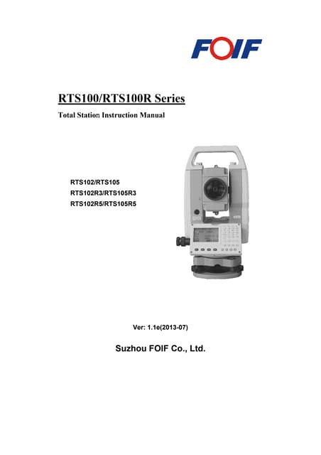 Foif rts102 users manual-2520405