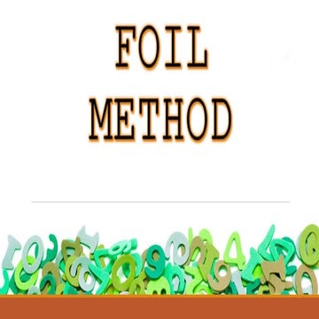 Foil method