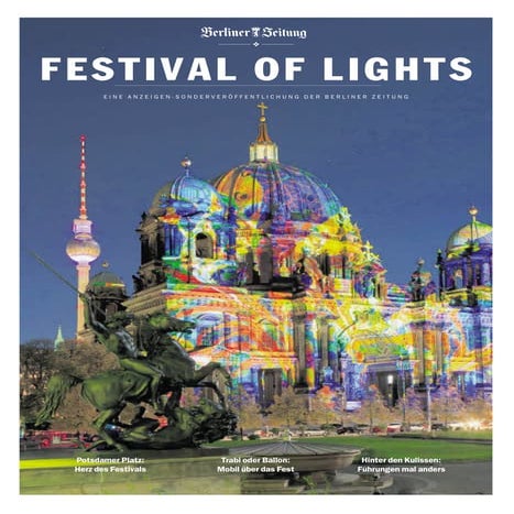 Sonderbeilage Berliner Zeitung Festival of Lights
