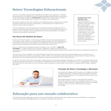 Folder institucional