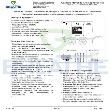 Detector de gás para ar respirável XAR8000 | PDF