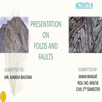 Folds and faults ppt