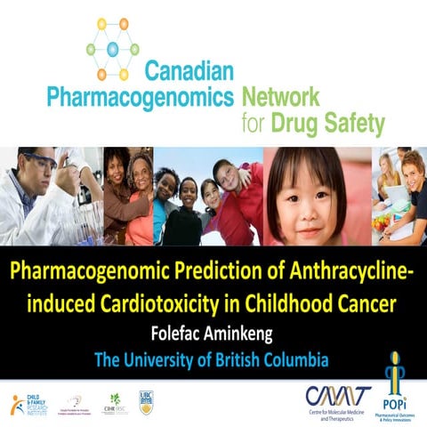 Pharmacogenomic Prediction of Antracycline-induced Cardiotoxicity