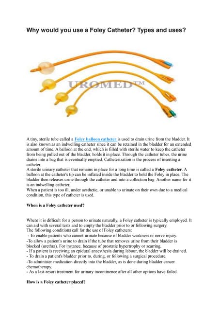 Catheters | PPT