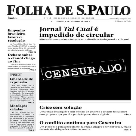 Folha de s paulo   3ª edição - final (1) (1)