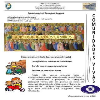 Folha Dominical - 01.11.15 Nº 593