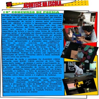 Folha galera do elias 3ª edição 2012