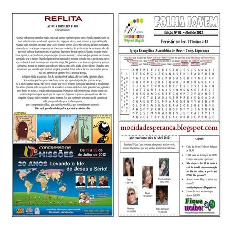 Folha Jovem Abril 2012