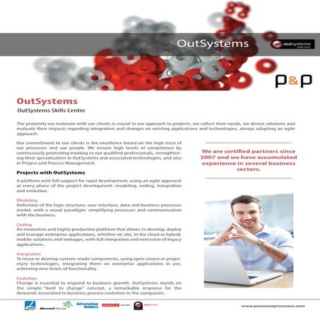 P&P OutSystems information sheet