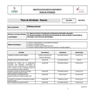 Folha resumo domínios