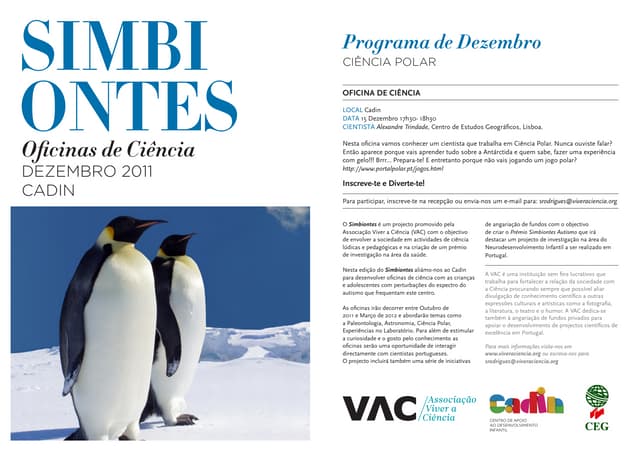 Simbiontes Autismo - Programa de Dezembro