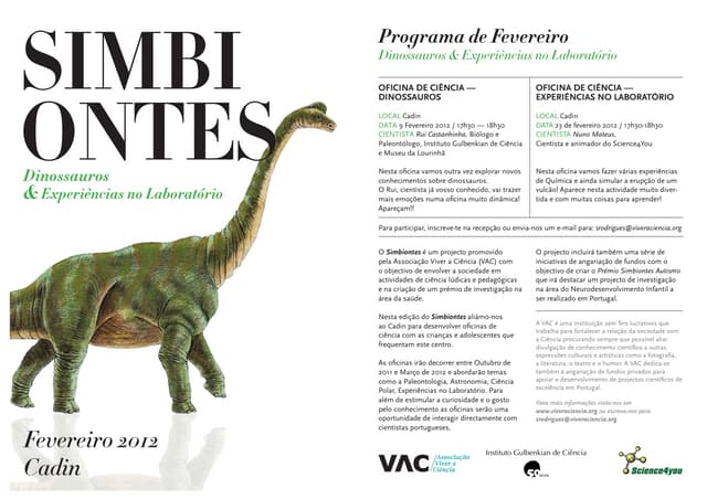 Simbiontes Autismo - Programa de Fevereiro de 2012