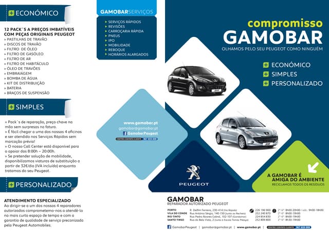 Folheto low cost gama 2