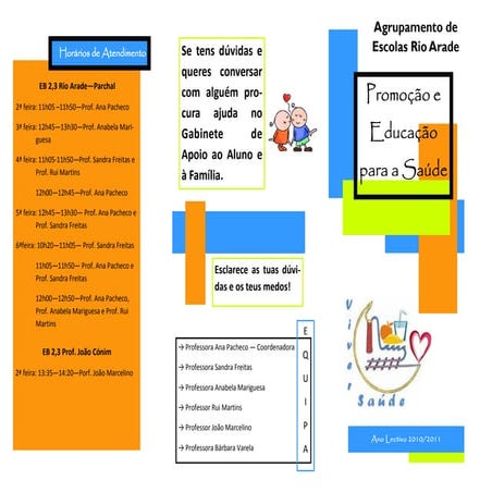 Promoção e Educação para a Saúde