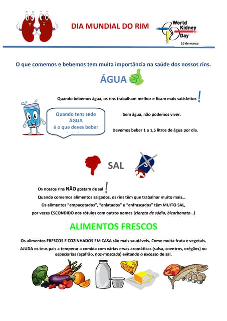 Folheto World Kidney Day 2016