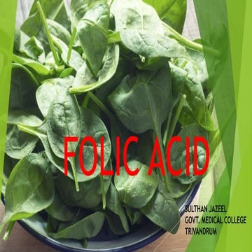 Folic acid