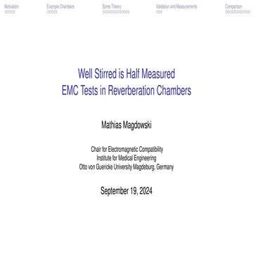 Calculation of conversion factors for the RVC method in accordance with ...