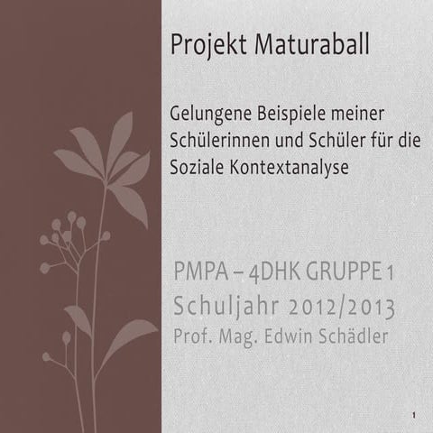 Foliensammlung soziale kontextanalyse | PPTX