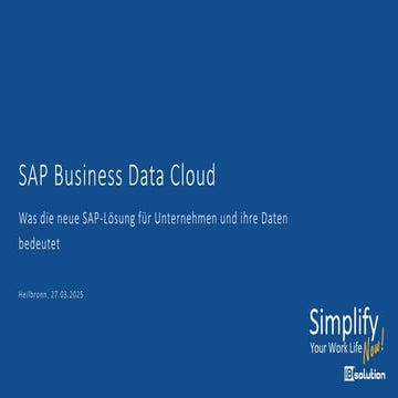 SAP Business Data Cloud: Was die neue SAP-Lösung für Unternehmen und ihre Dat...