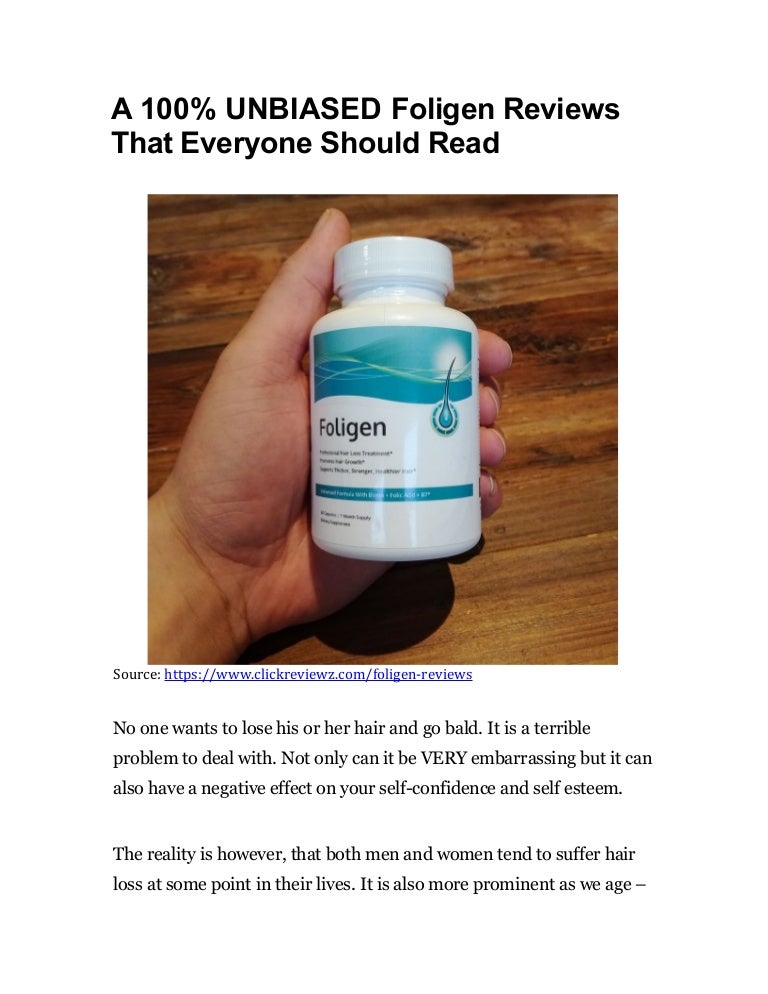 Foligen Reviews A New Hair Loss Solution Or Just HYPE?