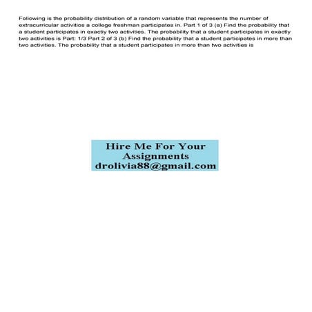 Foliowing is the probability distribution of a random variab.pdf