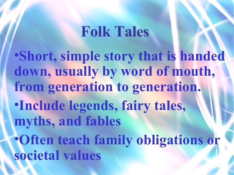 Folk Tales[1]