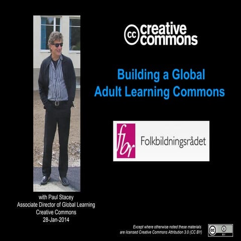 Creative Commons - Building a Global Adult Learning Commons