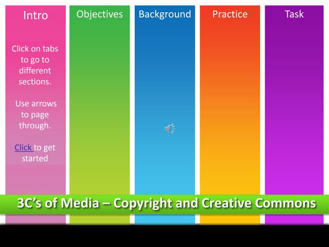 3C's of Media - Copyright and Creative Commons