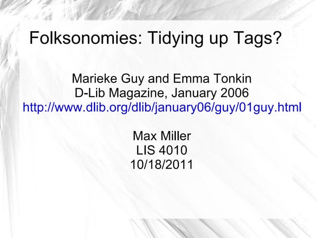 Folksonomy