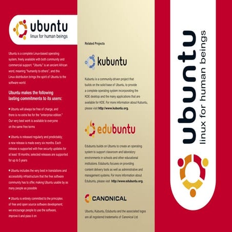 Folleto ubuntu