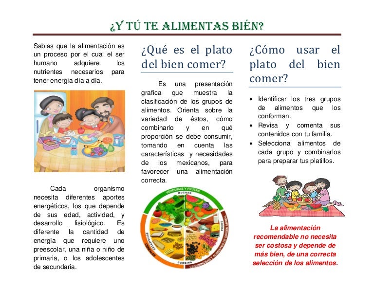 Folleto ¿NUTRITIVO O NO?