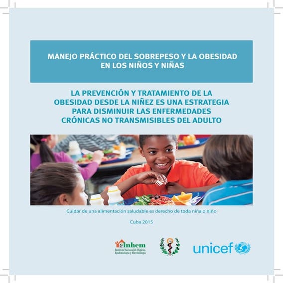 folleto obesidad infantil salud pública.