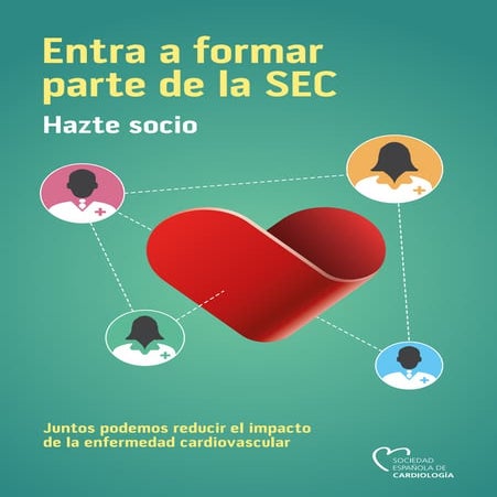 Hazte socio de la Sociedad Española de Cardiología