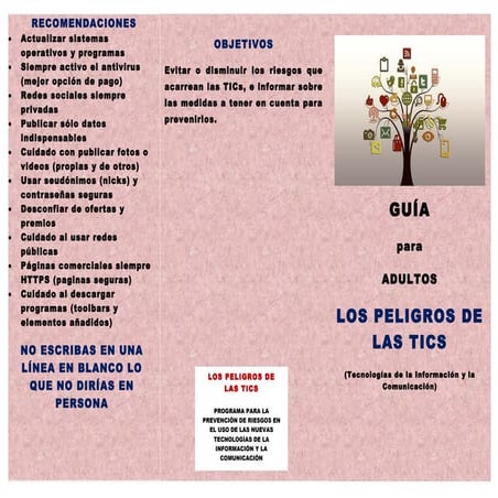 LOS PELIGROS DE LAS TIC: GUÍA PARA ADULTOS