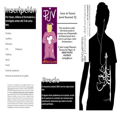 Folleto anuncio 2010