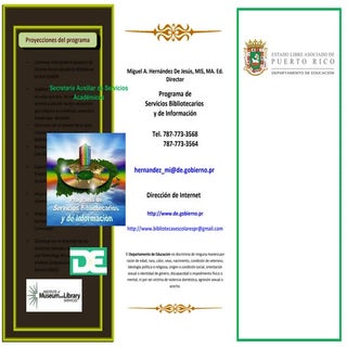 Programa de Servicios Bibliotecario...