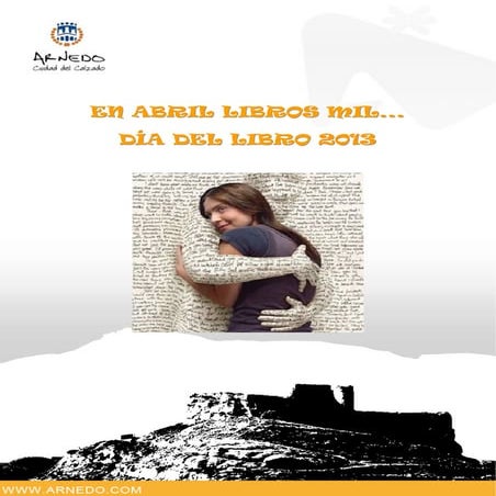 Folleto casa de la cultura día del libro