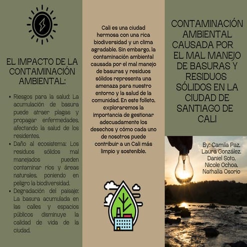 Como Hacer Un Folleto De La Contaminacion Ambiental es.slideshare.net