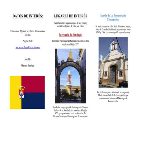 Folleto de castilleja de la cuesta.