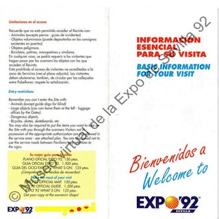 Folleto de la Expo 92 1
