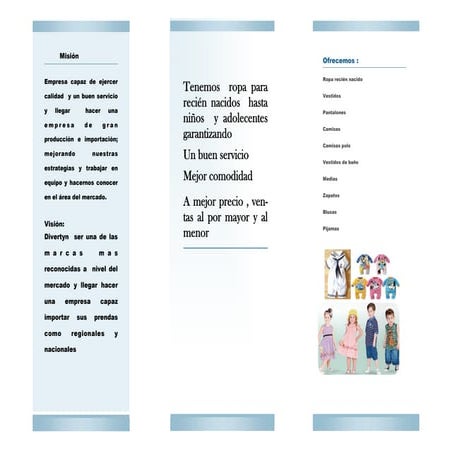 Folleto de mi empresa