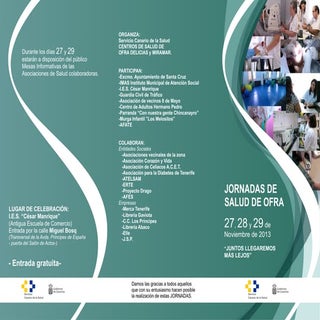 Folleto de ofra 2013