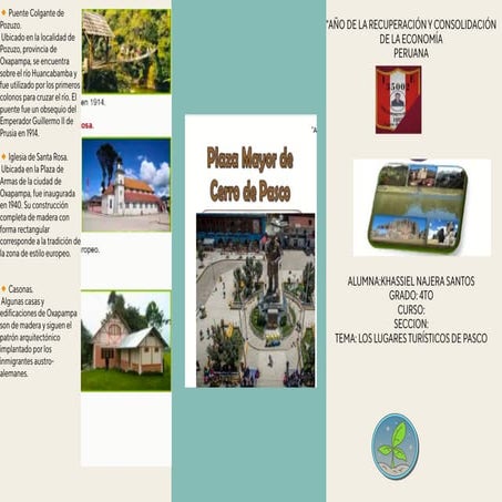 Folleto ecológico natural verde ..................................