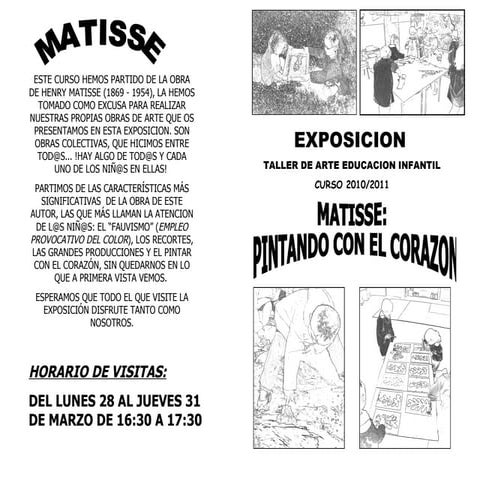 Exposición Matisse"Pintando con el corazón"