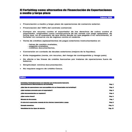 Folleto forfaiting | DOC